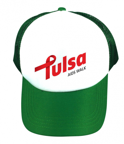 หมวกพิมพ์ โลโก้ Aids walk cap